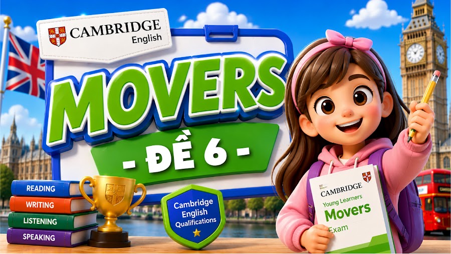 Đề thi MOVERS - ĐỀ 6