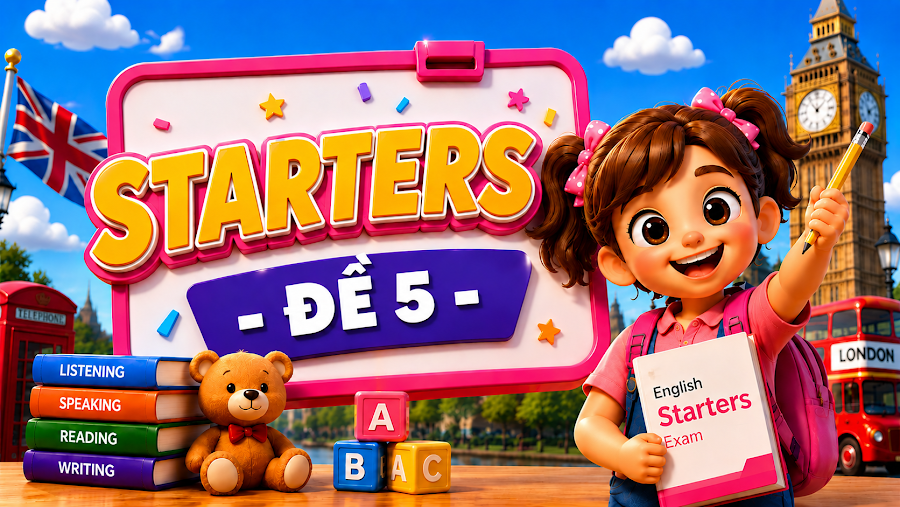 Đề thi STARTERS - ĐỀ 5