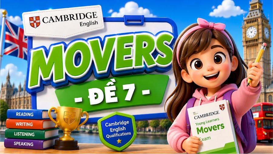 Đề thi MOVERS - ĐỀ 7